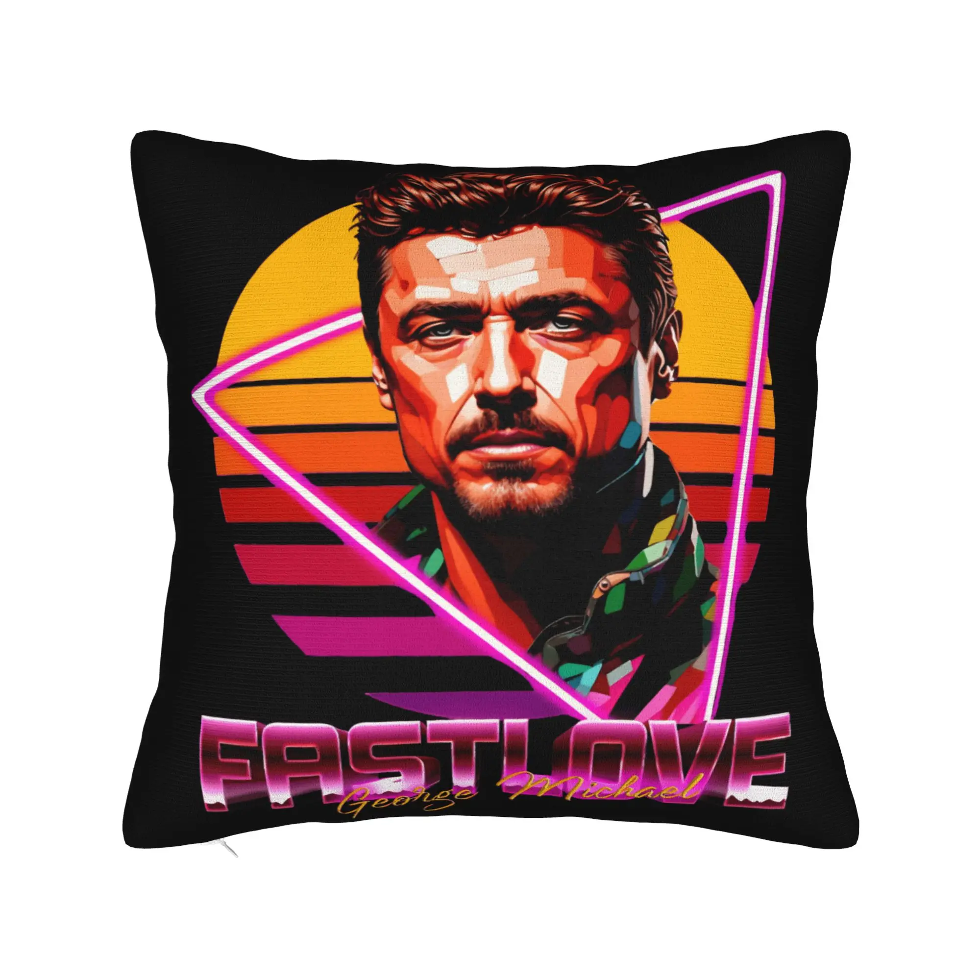 Retro Classic George Michael Pillow Case  Soft Pillow Cover Kawaii Pillowcases For Sofa Car Home Decor