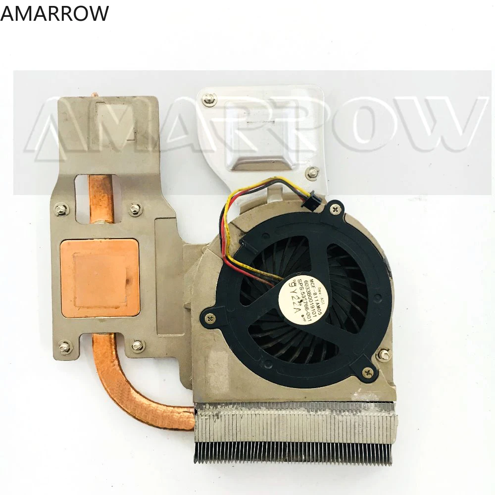 Original for HP Laptop Heatsink Cooling Fan Cpu Cooler 4411S 4416S 4415S 4325S 4326S 4415 CPU Heatsink 535767-001