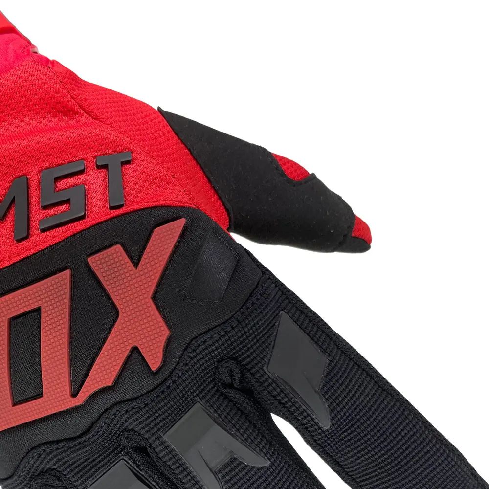 Almst Fox Off Road Cycling Dirt Full Finger Guantes MTB Bike Gloves Pad Men Women Breathable Anti-shock Motocross Gloves