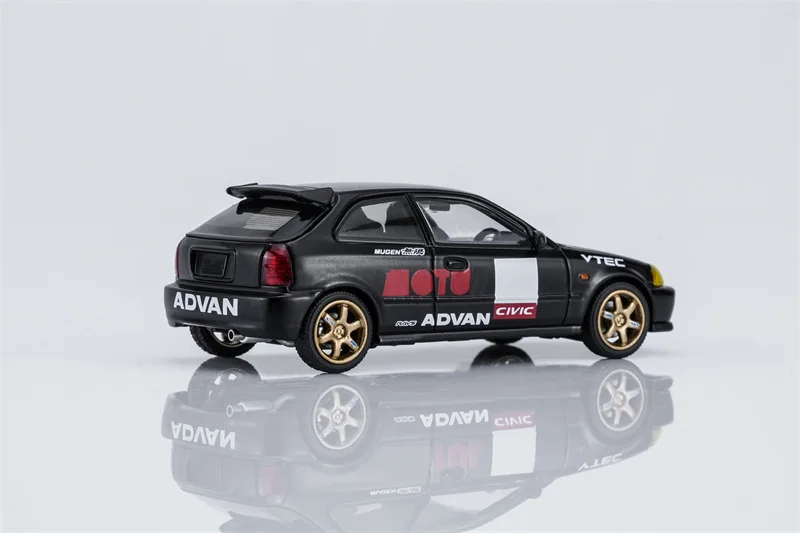 MOTORHELIX 1:64 TYPE R Civic EK9 Die-Cast Car Model Miniature Gifts