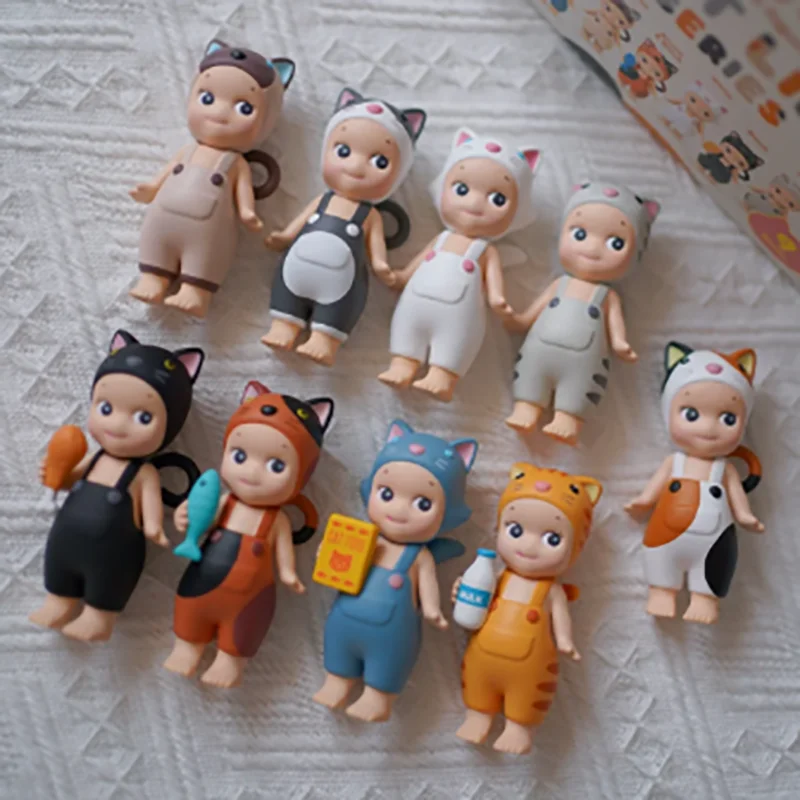 

Sonny Angel Cat Life Series Blind Box Surprise Box Original Action Figure Cartoon Model Mystery Box Collection Girls Gift