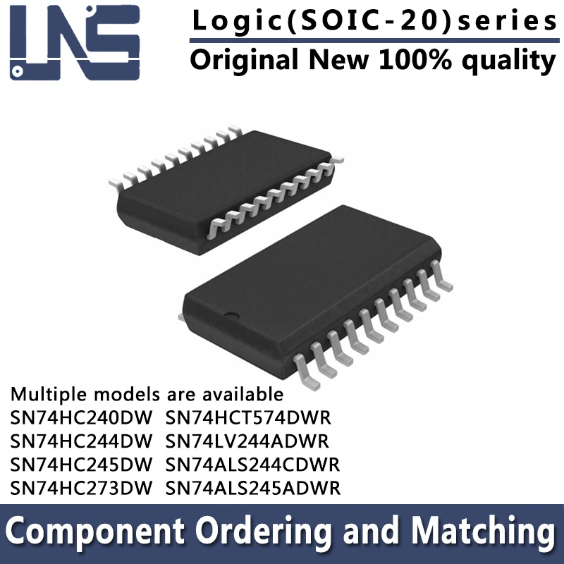 

1pcs SN74HC240DW SN74HC244DW SN74HC245DW SN74HC273DW SN74HCT574DWR SN74LV244ADWR SN74ALS244CDWR SN74ALS245ADWR SOIC-20 Interface