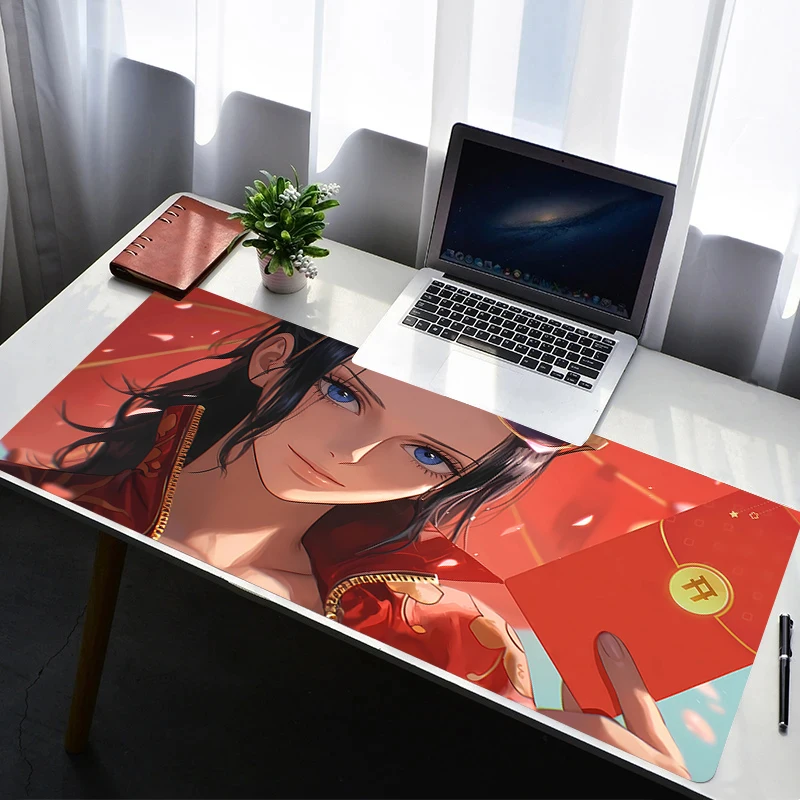 

Mouse Pad Laptop Rubber Extended Desktop Mat One Piece Nico Robin Computer Gamer HD Mousepad PC Gaming Accessories Keyboard Pad