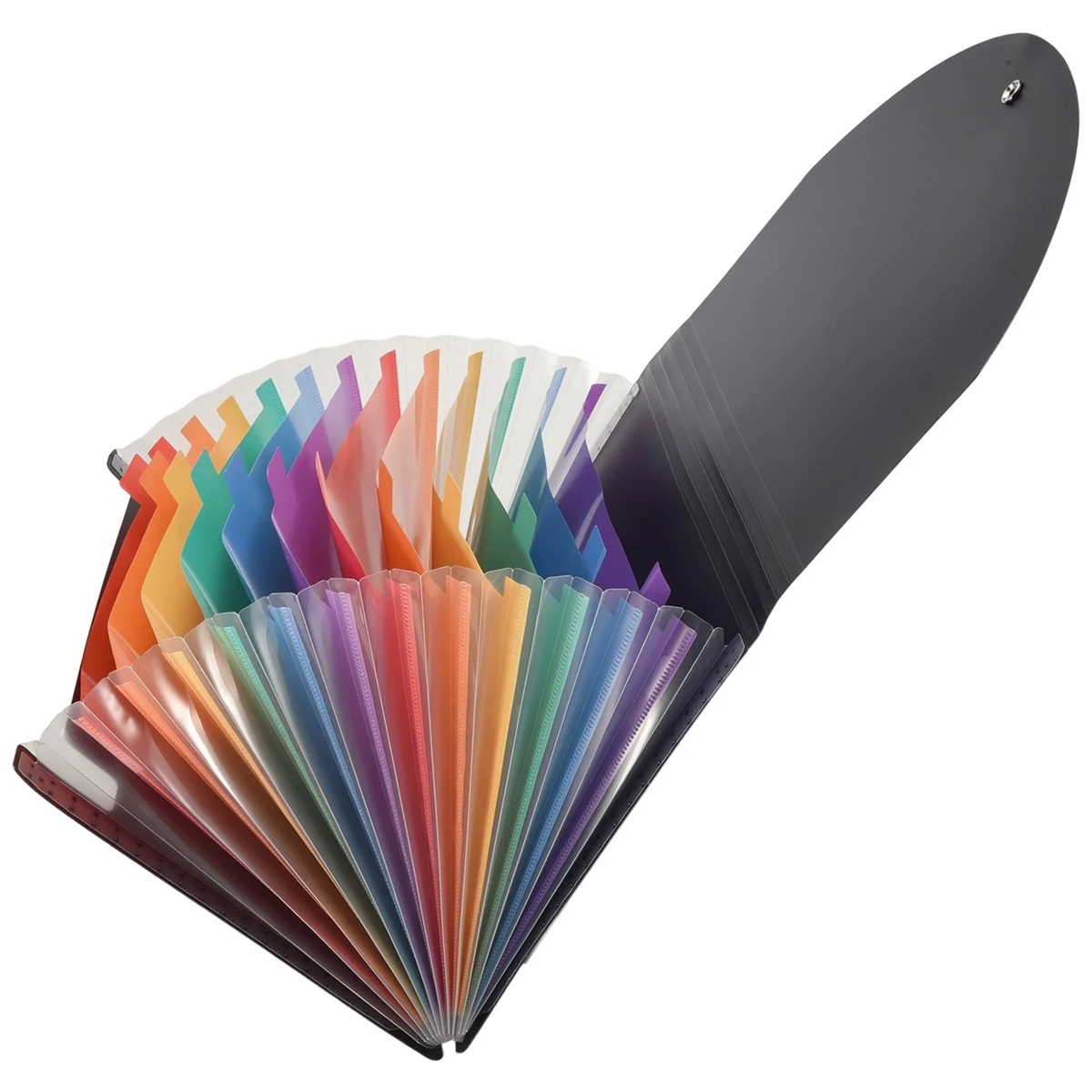 Organizer na dokumenty 13 kieszeni Rozszerzana teczka z siatkową torbą i kolorową etykietą 13-miesięczny organizer na paragony w formacie A4