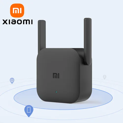 Imagen 1 del producto Repetidor WiFi XIAOMI Pro, Extensor de Rango WiFi de 300 Mbps, Amplificador de Señal de 2.4 GHz, Antena Dual, Amplificador Inalámbrico, Versión CN con Adaptador
