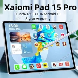 2024 Global Version Tablets Pad 15 Pro 11 inch HD Original Tablet 5G 16GB 1TB Wifi Android PC MI Tablets Google Play Tablets PC