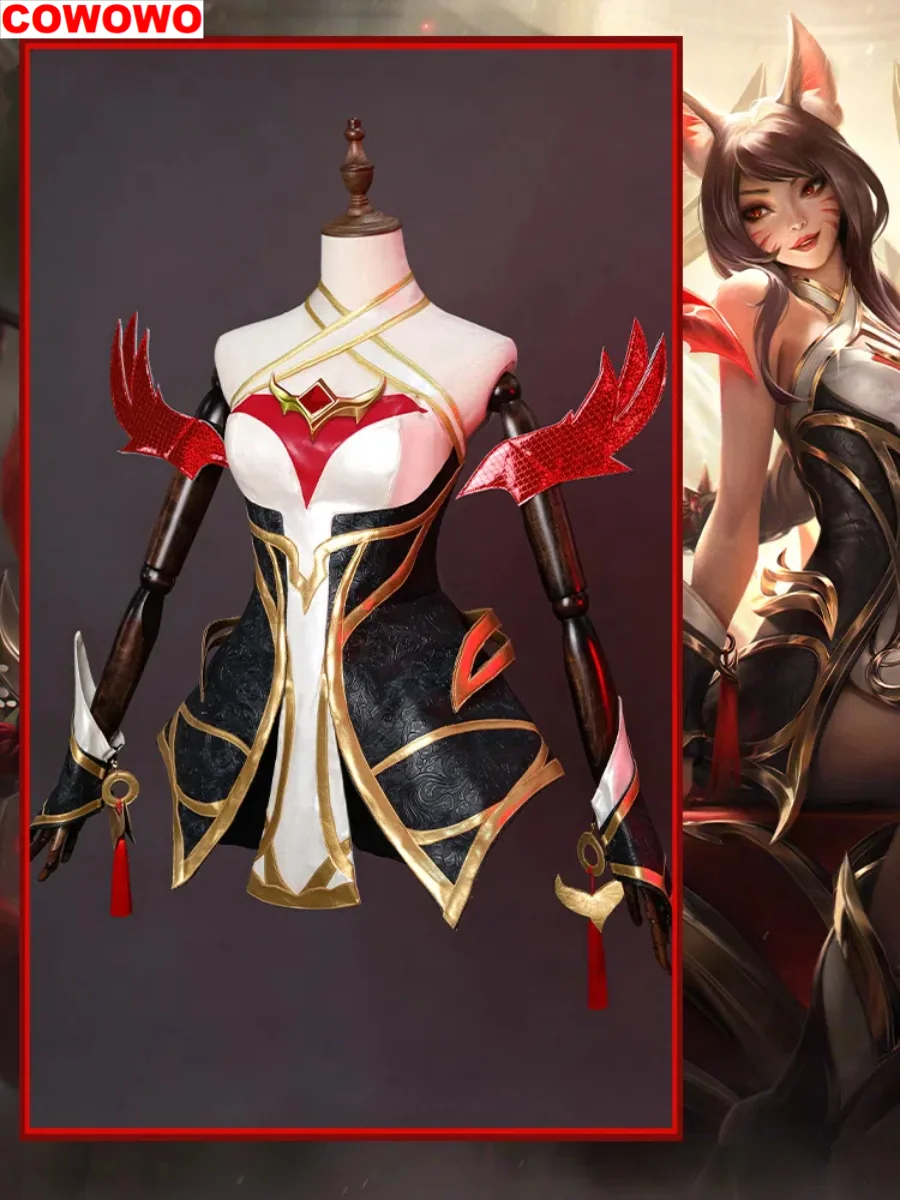 Lol Ahri Hall Of Fame A Legend Of The Temple Women Cosplay Costume Cos Game Anime Party Uniform Hallowen Play Role Clothes