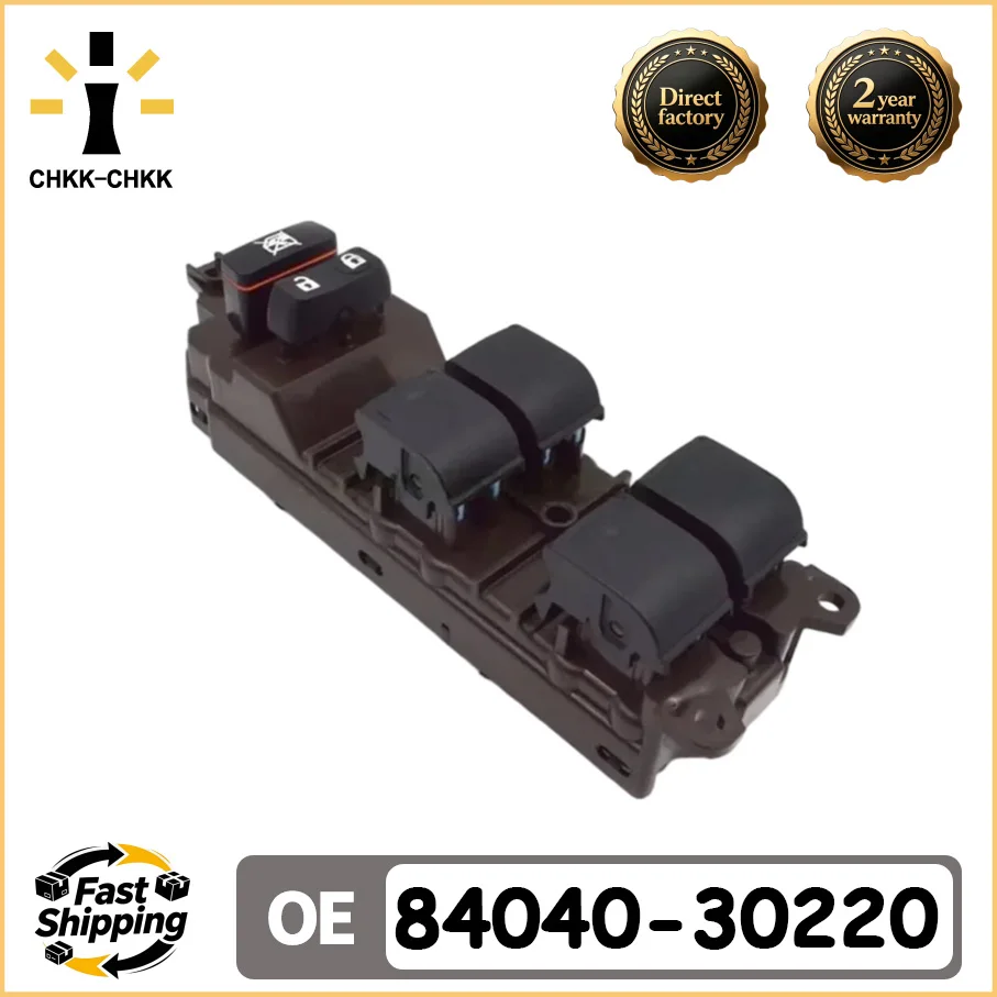 CHKK-CHKK Power Window Control Switch 84040-30220 84040-30160 For 2005-2011 Lexus GS Series GS30/35/43/460 GS450H