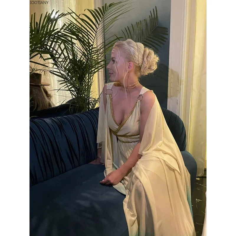 เทพธิดากรีกผู้ใหญ่ผู้หญิงชุด Carnival COSPLAY PARTY เครื่องแต่งกายเทพนิยายกรีก Queen บทบาทเล่นเครื่องแต่งกายเซ็กซี่โบราณ Roma ชุด