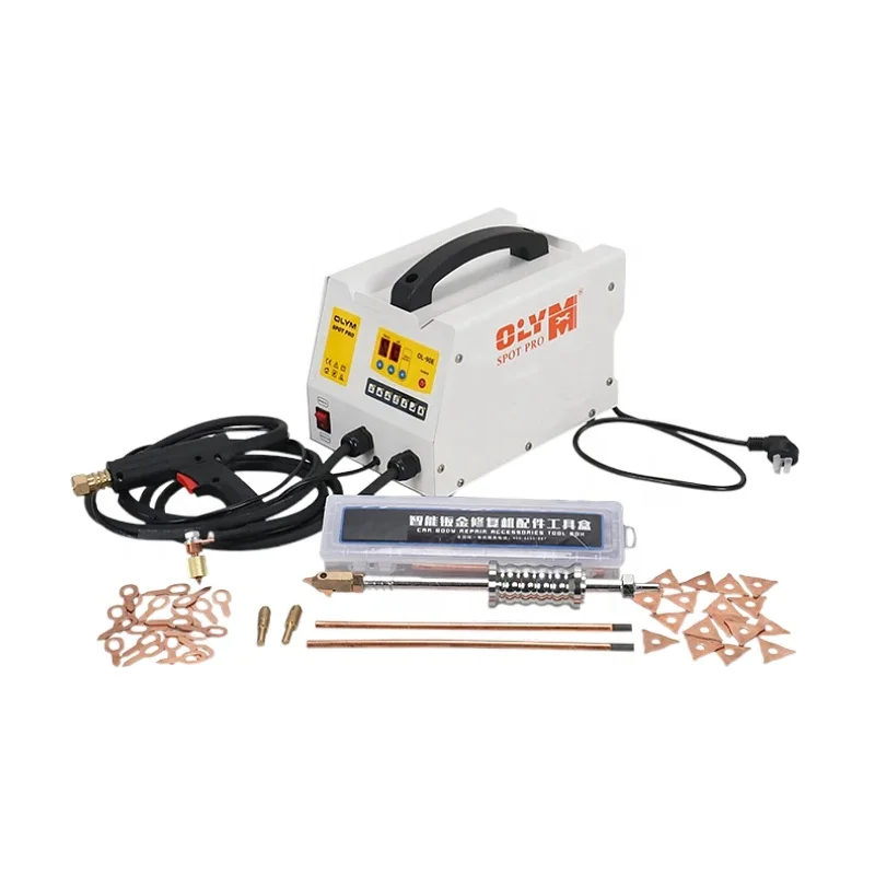 Car Body Repair Tools Equipment 11KW Stainless Steel Dent Pulling Spot Welding Machine Kits 870mm Bench Height 12-Month Warranty