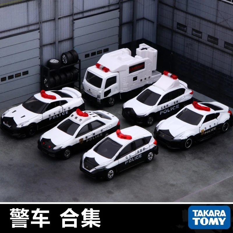 Takara Tomy Alloy Police Car Model Diecast Patrol Vehicle Collection Simulation Display Toy For Adult Collectors