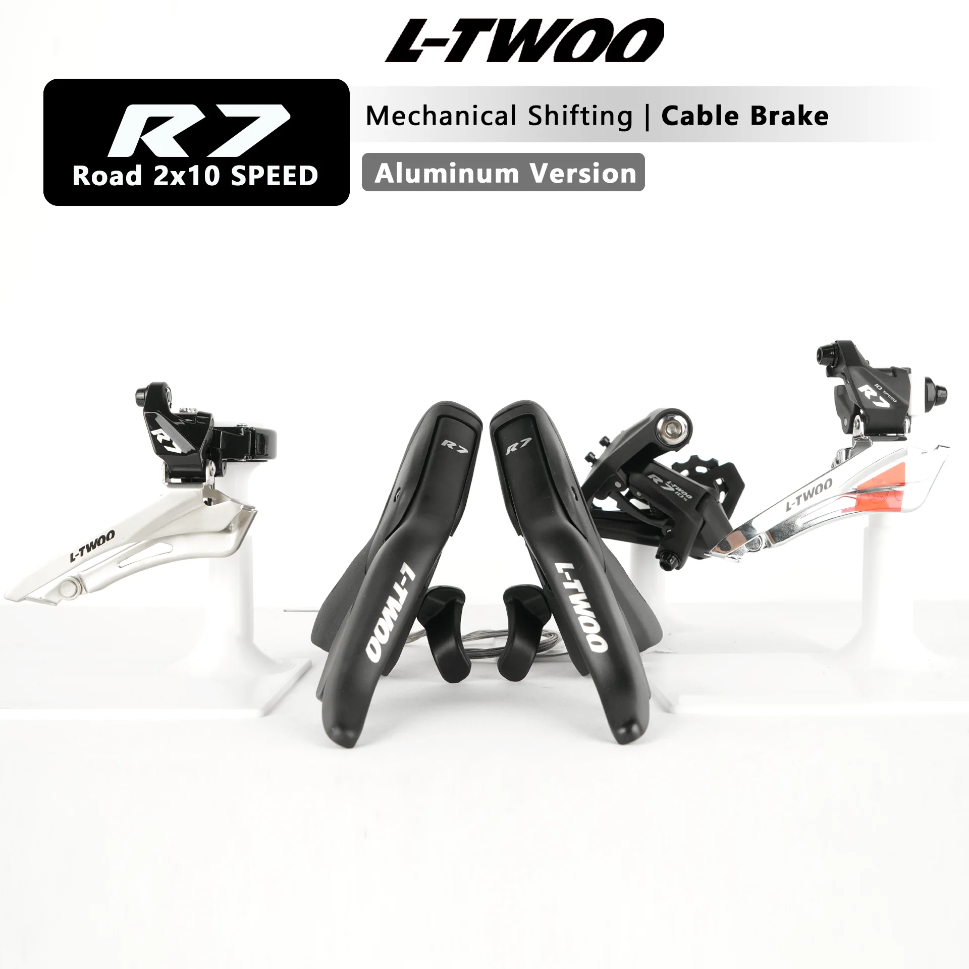 LTWOO R7 Cable Brake 2x10 Speed 20s Road Groupset, Shifter Rear Derailleurs Front Derailleurs 4700 R3000