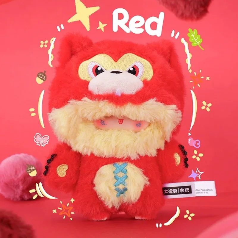 Presale 30 يوما حقيقية الطفل ثلاثة ارتداء الدب سلسلة الفينيل أفخم صندوق أعمى لعبة عصرية جمع هدايا عيد الميلاد اليدوية #5