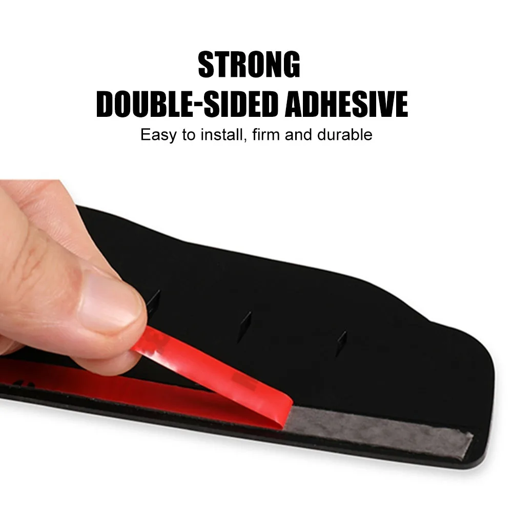Universal Car Rearview Mirror Rain Guard Carbon Fiber 2.5mm PVC Mirror Visor Rain Eyebrow Protector Waterproof for Car SUV Truck - view 5