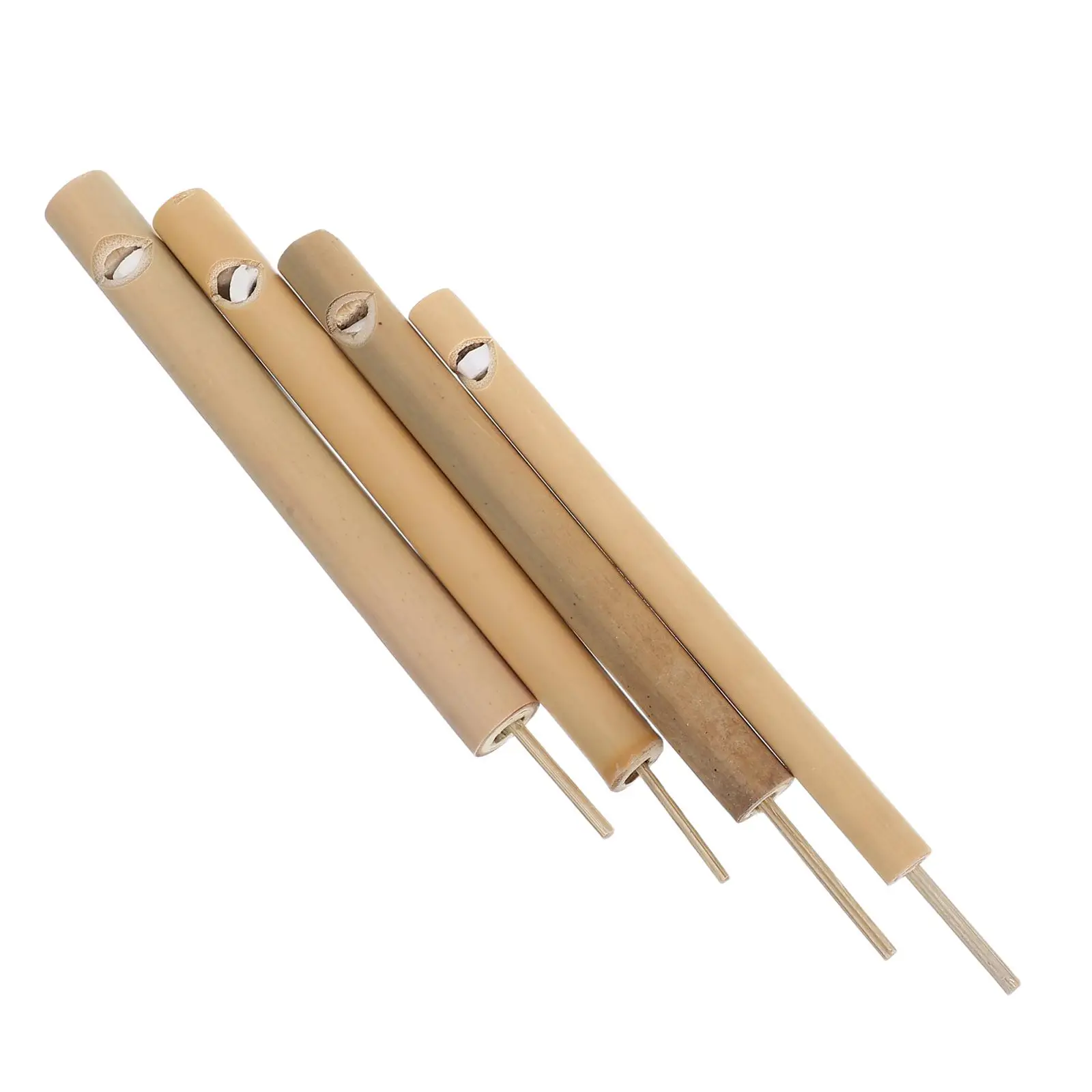 

4 Pcs Bird Whistle Musical Toys Flute for Kids Whistles Bamboo Toddler Party Slide