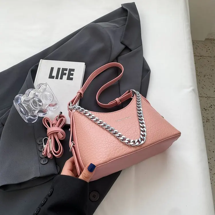 

New 824 Shoulder Bag Casual Versatile Fashion Women's Bag Messenger Bag Simple Commuter Bag Crescent Bag Underarm Bag