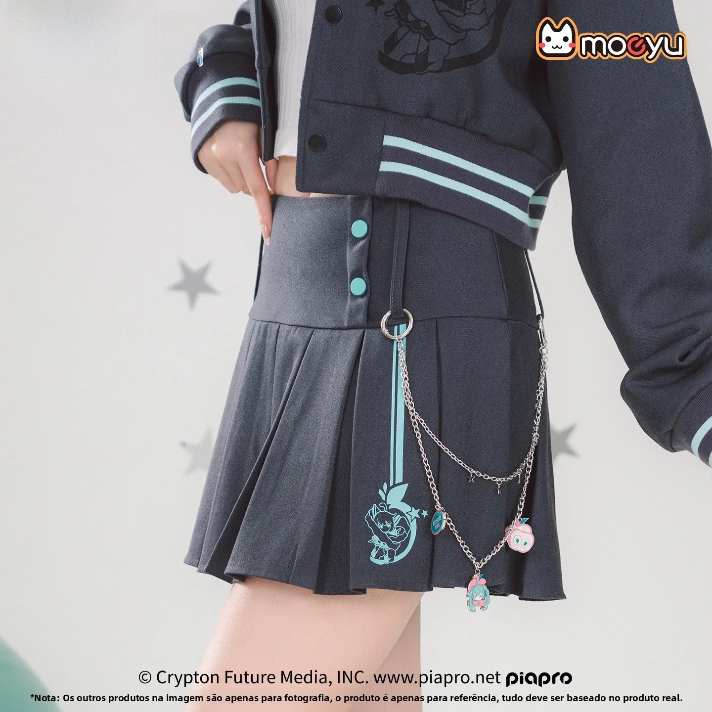 moeyu-millennium-ice-candy-skirt-a-line-skirt-high-waist-slimming-bicolor-pleated-skirt-for-women-vocaloid-future-girl