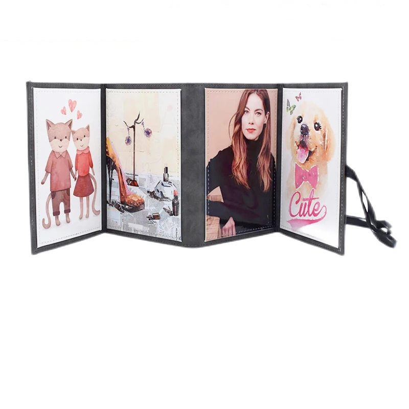 

Free Shipping 6Pcs/Lot Sublimation PU Photo Albums For Family Friend New Born Gifts