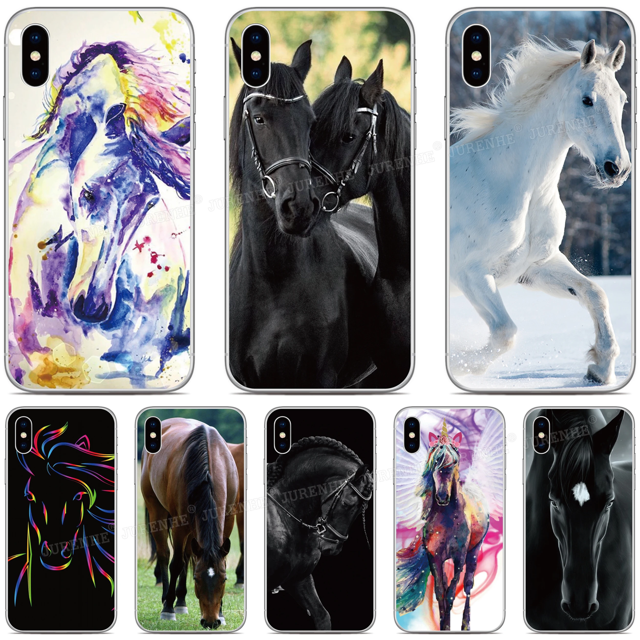 Running Horse Phone Case For Google Pixel 9A 9 8 8A 7 6 Pro 7A 6A 5A 5 4 3 2 4A 4G 5G 3A XL 5XL 4XL 2XL 3XL Soft Back Cover