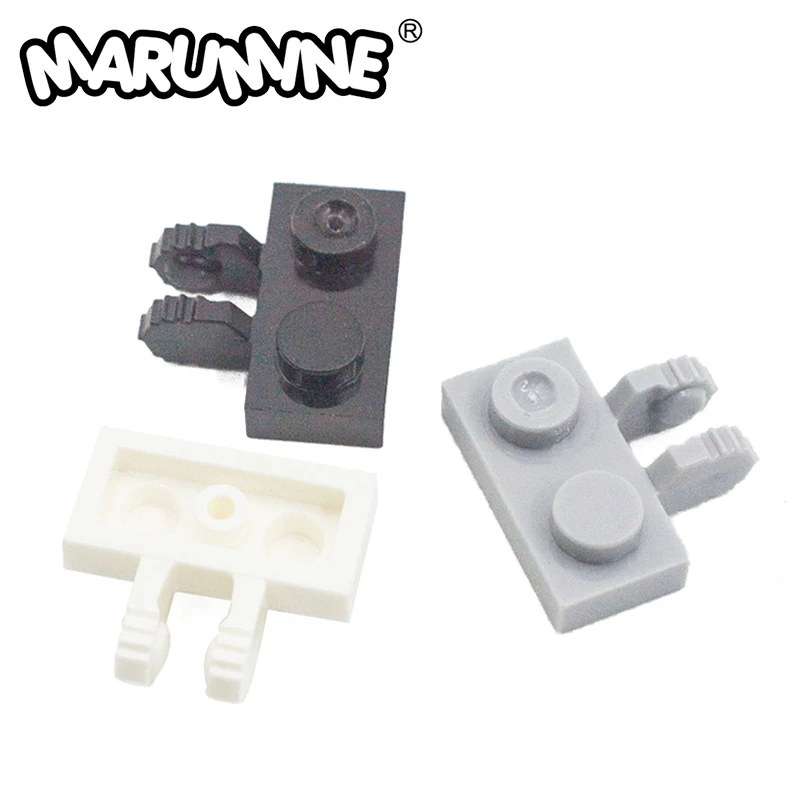 Peças de tijolos marumine 1x2 placa cross strap garfo 20pcs moc 60471 tecnologia modelo de construção de blocos de construção acessórios brinquedos