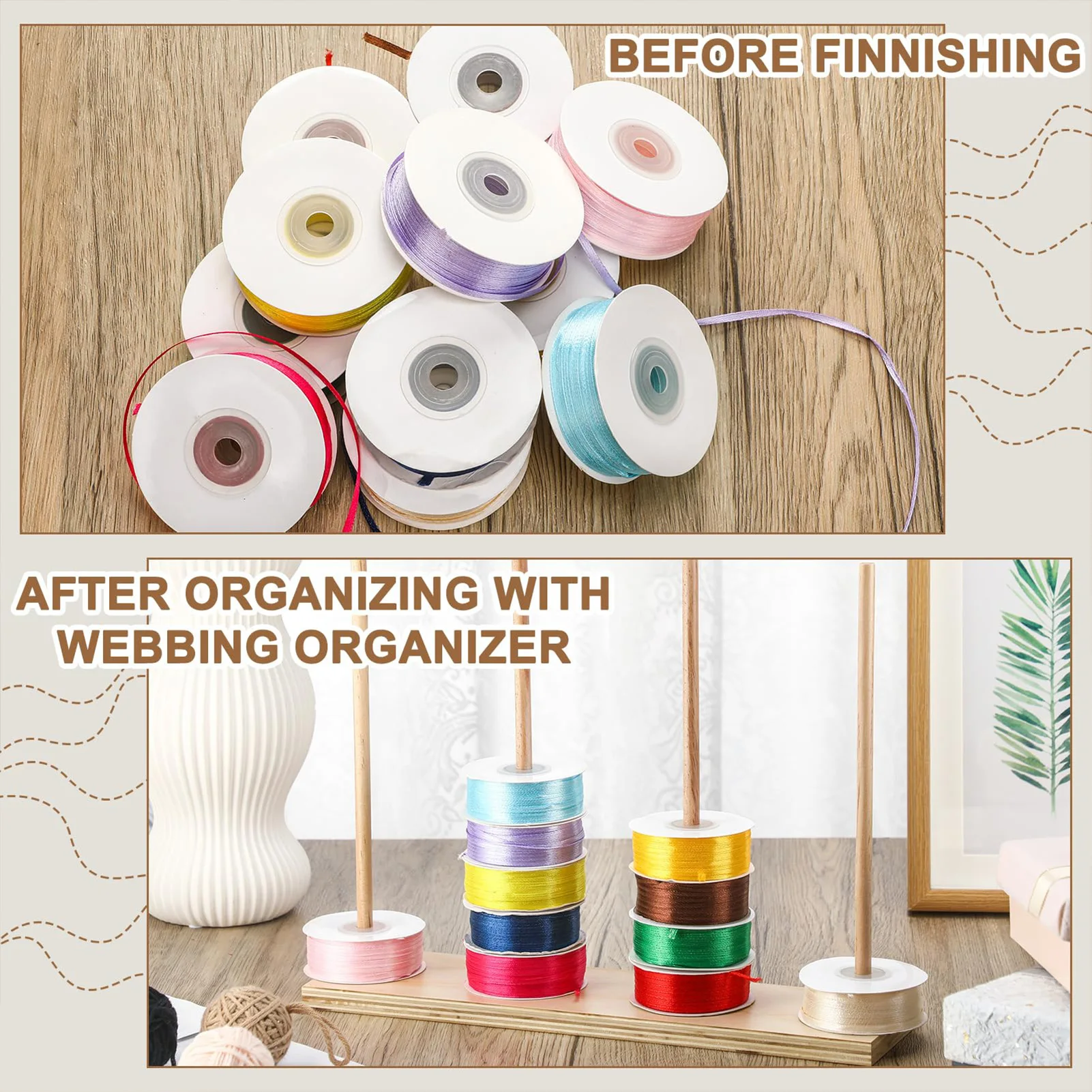 Organizador de Cintas de Mader - Florist Supply Ribbon reseña y precio