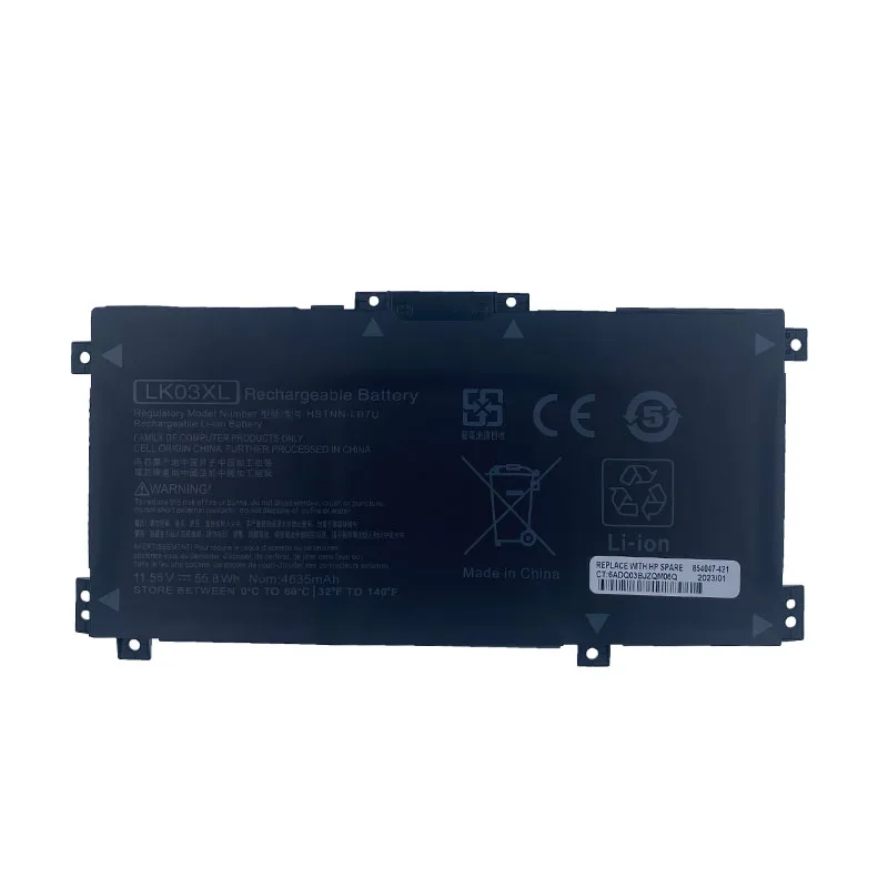 Batteria per Laptop LK03XL per HP envy 15x360 15-bp 15-cn TPN-W127 W128 W129 W132 HSTNN-LB7U HSTNN-UB7I HSTNN-IB8M LB8J