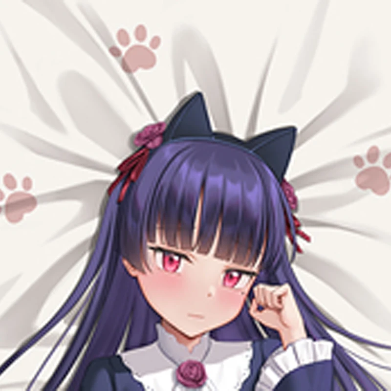 Dakimakura Anime Pillow Cover March 7th Double Sided Print 2Way Cushion Cover Xmas Gifts