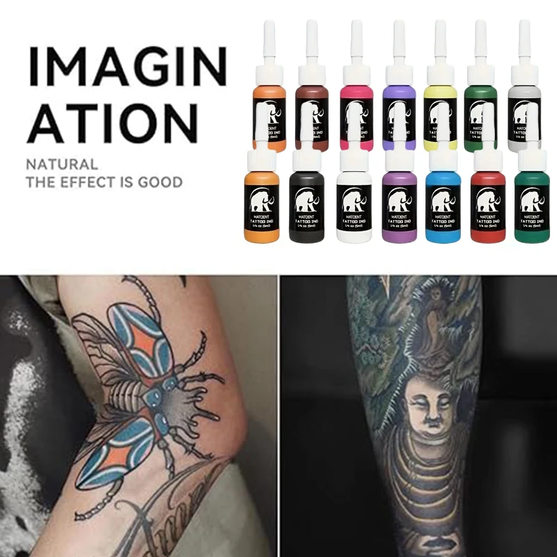 

SUANGL 20/14/10/8/ Multi-Color Tattoo Ink Set Professional Body Paint Tattoo Kit Suitable for Professional Tattoo Artists To Use