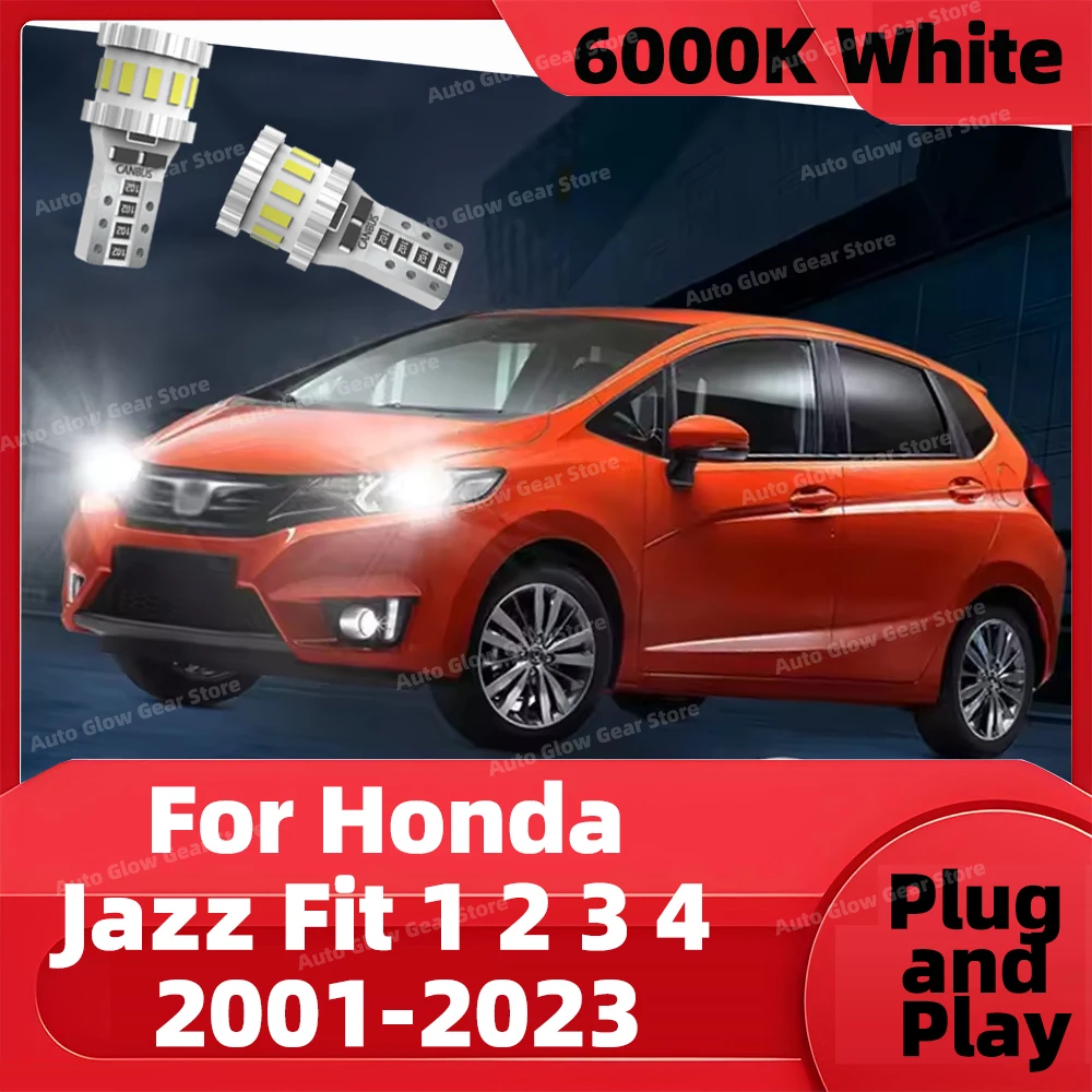 

2x T10 Автомобильная светодиодная лампа для парковки для Honda Jazz Fit MK1 MK2 MK3 MK4 2001-2023 2016 2017 2018 2019 2020 2021 2022 Габаритный фонарь
