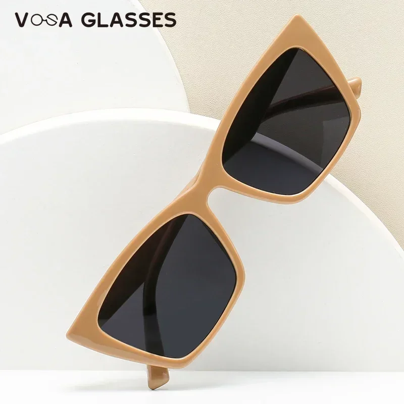 Vintage Square Sungalsses Women Brand Designer Retro Cat Eye Sun Glasses Female Fashion Shades Mirror Lentes De Sol Mujer