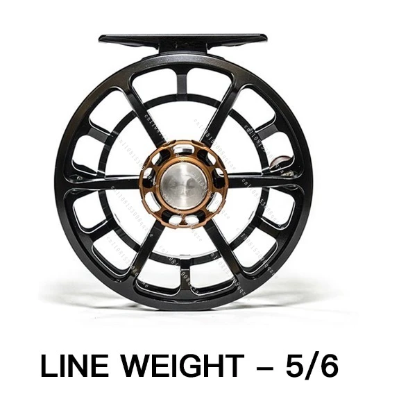 Full Metal Fly Fishing Reel - for Freshwater Stream Fly Fishing, Heavy-Duty Fishing Gear