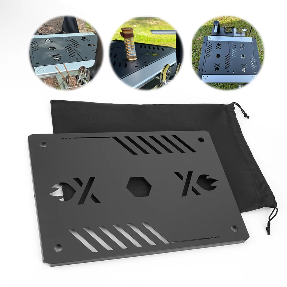 

IGT Table Unit Plate Aluminum Alloy Camping IGT Table Board Lightweight Outdoor Stove Furnace Board for Snow Peak GS-450r/450k