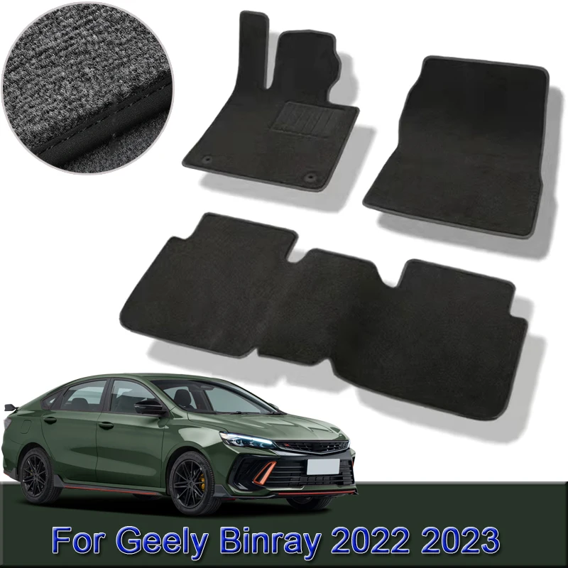 

Custom Car Floor Mats For Geely Binray 2022 2023 Waterproof Non-Slip Floor Mats Interior Carpets Rug Foot Pads Auto Accessories