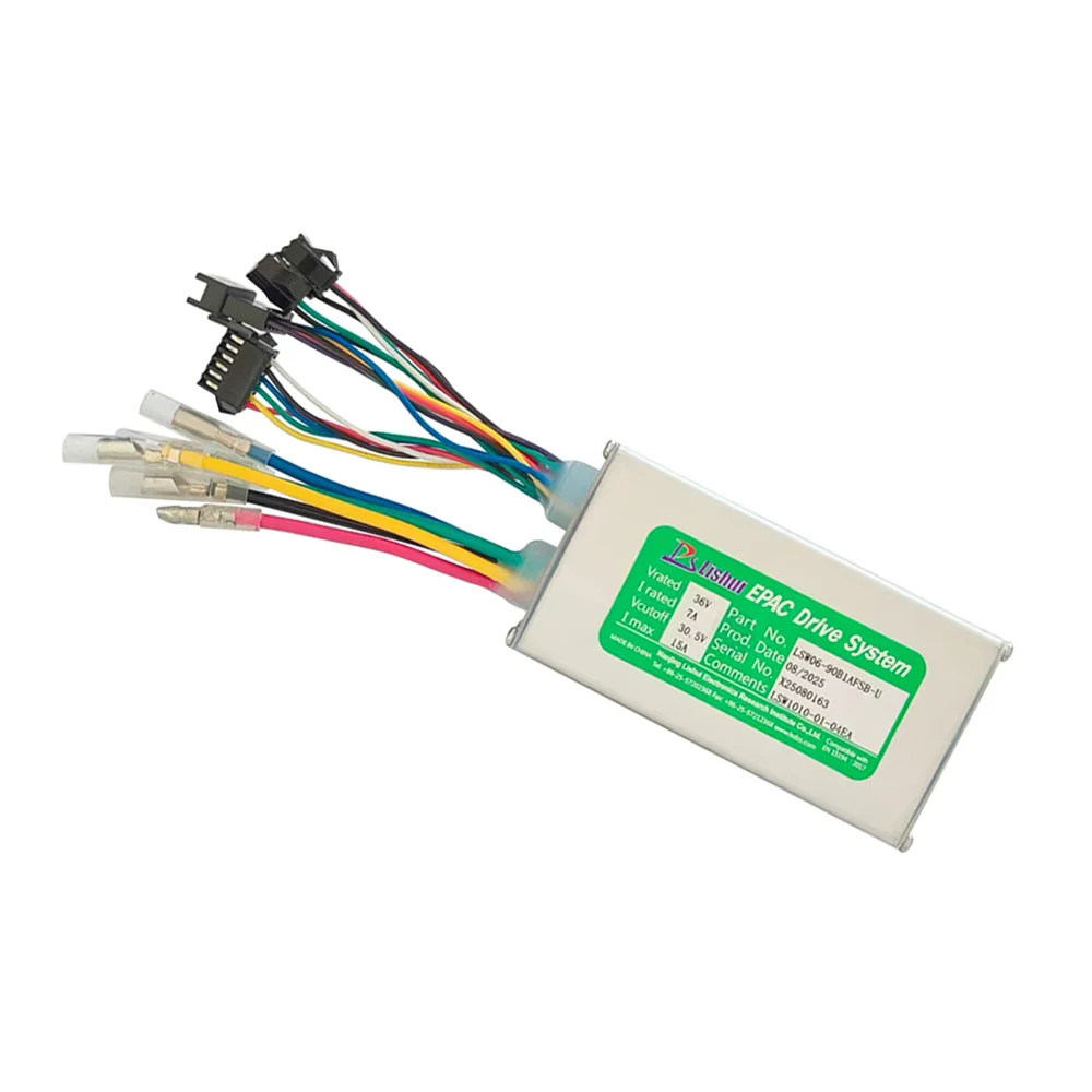 

Ebike Brushless Motor Controller LSW06-90B1AFSB-U 36V 15A for Electric Scooters Fat Bike MTB Ebike Speed Controller
