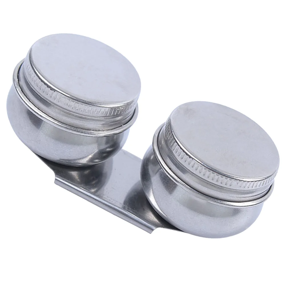 

Stainless Steel Pencil Pot Oil Palette Cup Brush Cleaning Jar Painting Container Lid Design Palettes