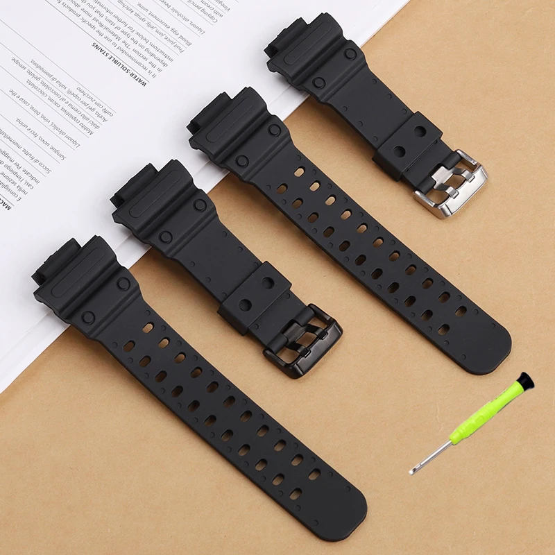 For Casio G-Shock GX-56BB GXW-56 Replacement Silicone Rubber Watch Band – Large Square Bracelet Strap for King of G Series