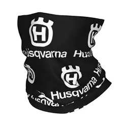 Unisex racing husqvarnaed motorcycle motor cross  Bandana Merch Neck Gaiter Printed  Face Scarf Headwear For Riding Windproof