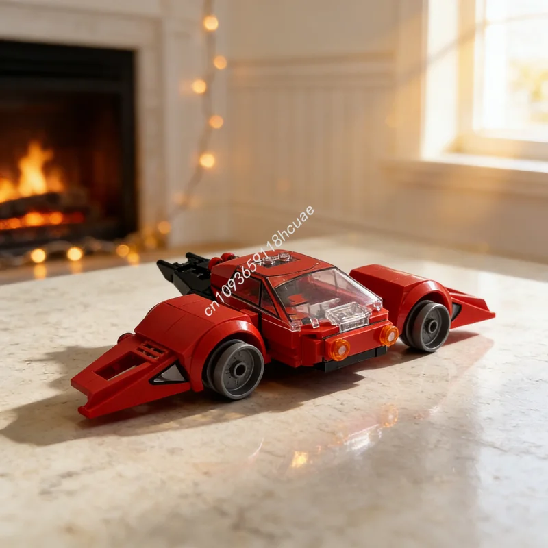 158 peças MOC Manta Speeder City Champions Blocos de Montar Presentes de Natal Brinquedos Arquitetura DIY Educação Ideia Criativa