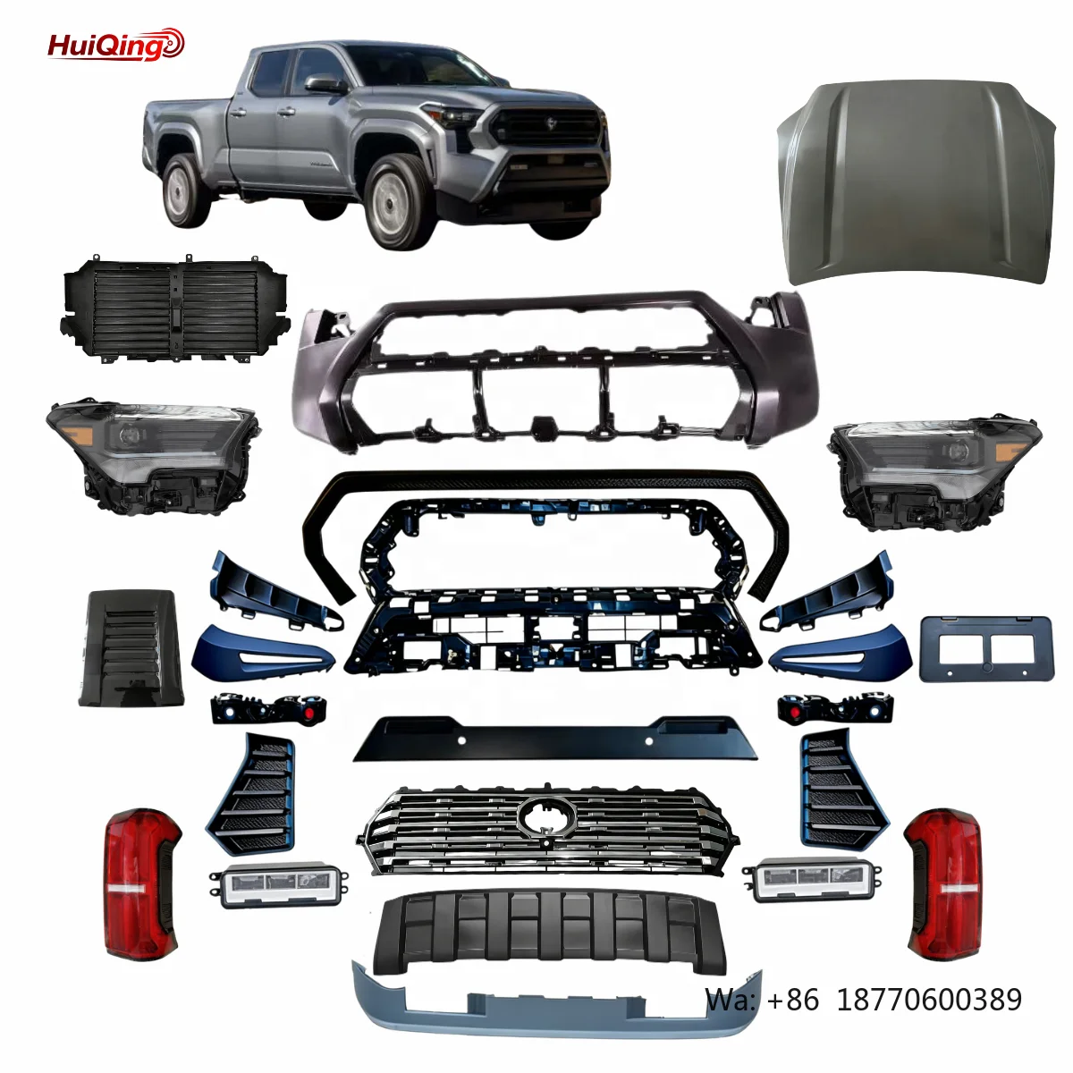 High Quality Conversion Kit Car Accessories Grille for toyota tacoma 2024 2025 Full Body Kit