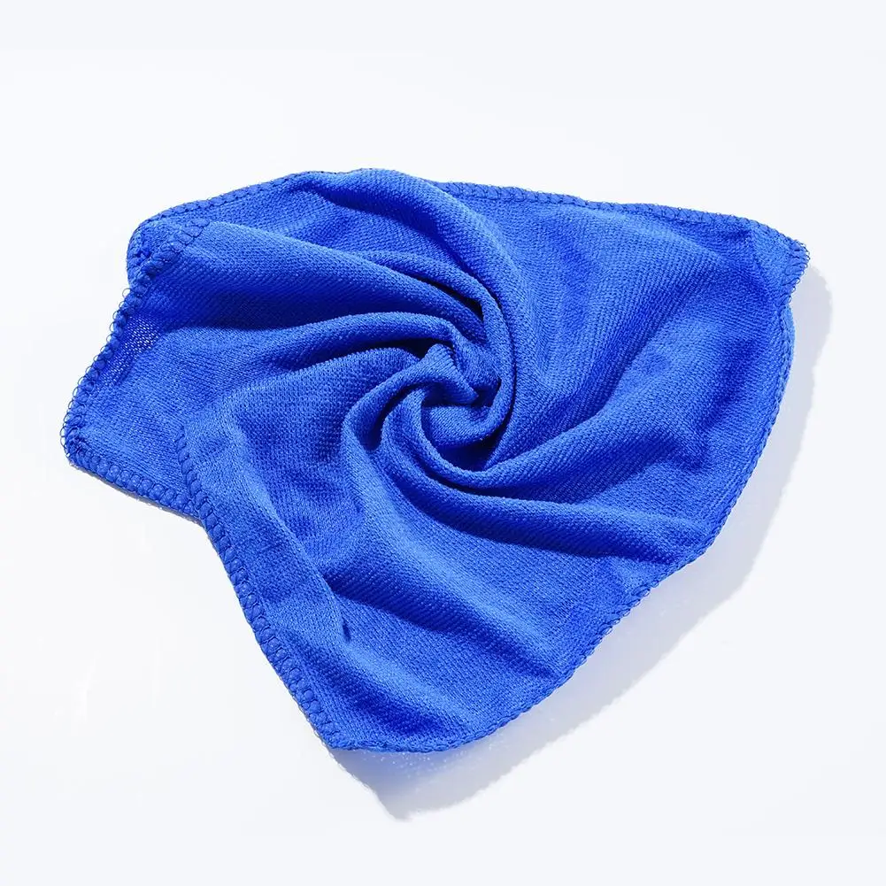 20pcs Car Wash Microfiber Towels Soft Drying Cloth Car Polishing Duster Water Towel Cleaning Hemming Wash Tools 30x30cm Suc R6W3