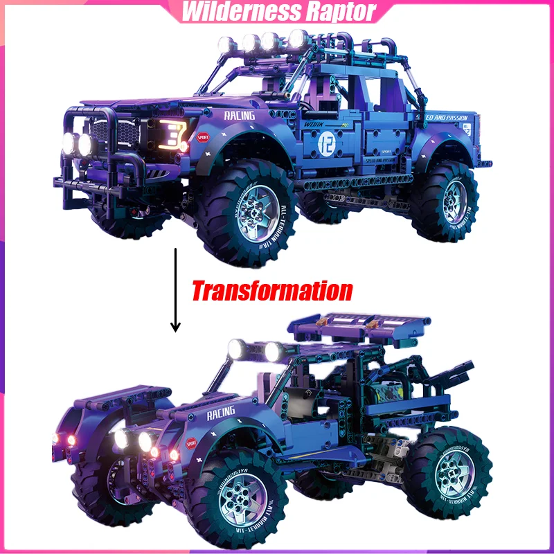 

Jeep Building Blocks Transform Cars Racing Desktop Decoration Puzzle Assembling Model Toys Birthday Gifts for Boys and Girls