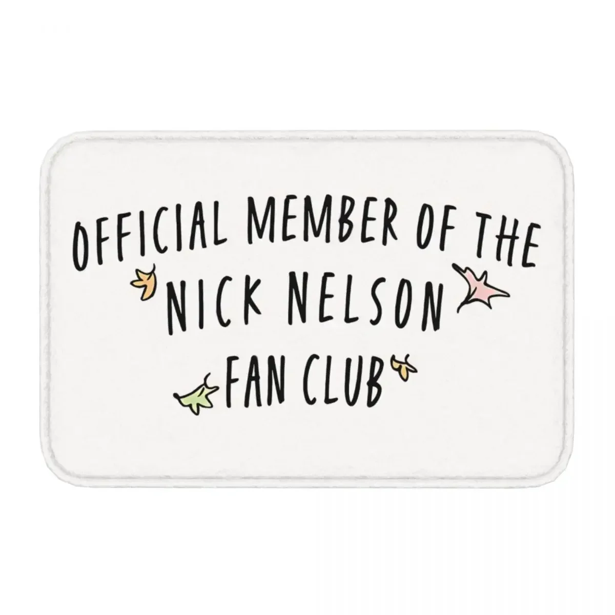 Kit Connor Heartstopper Bathroom Mat Nick Nelson Fan Club Rug Home Doormat Living Room Carpet Decor