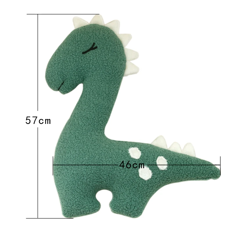 Dinosaurio Adorable para fotografía de bebé, frijoles de posar, cojín de dibujos animados, almohada, muñecas, accesorios para sesión de fotos, Verde