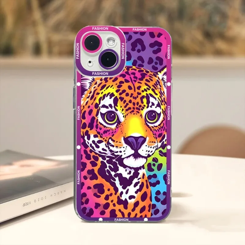 Lisa Frank Art Phone Case For Xiaomi 13 Redmi Note 12 11 10 Pro Lite Proplus Pocox3GT F3 Transparent Soft TPU Fundas Cover