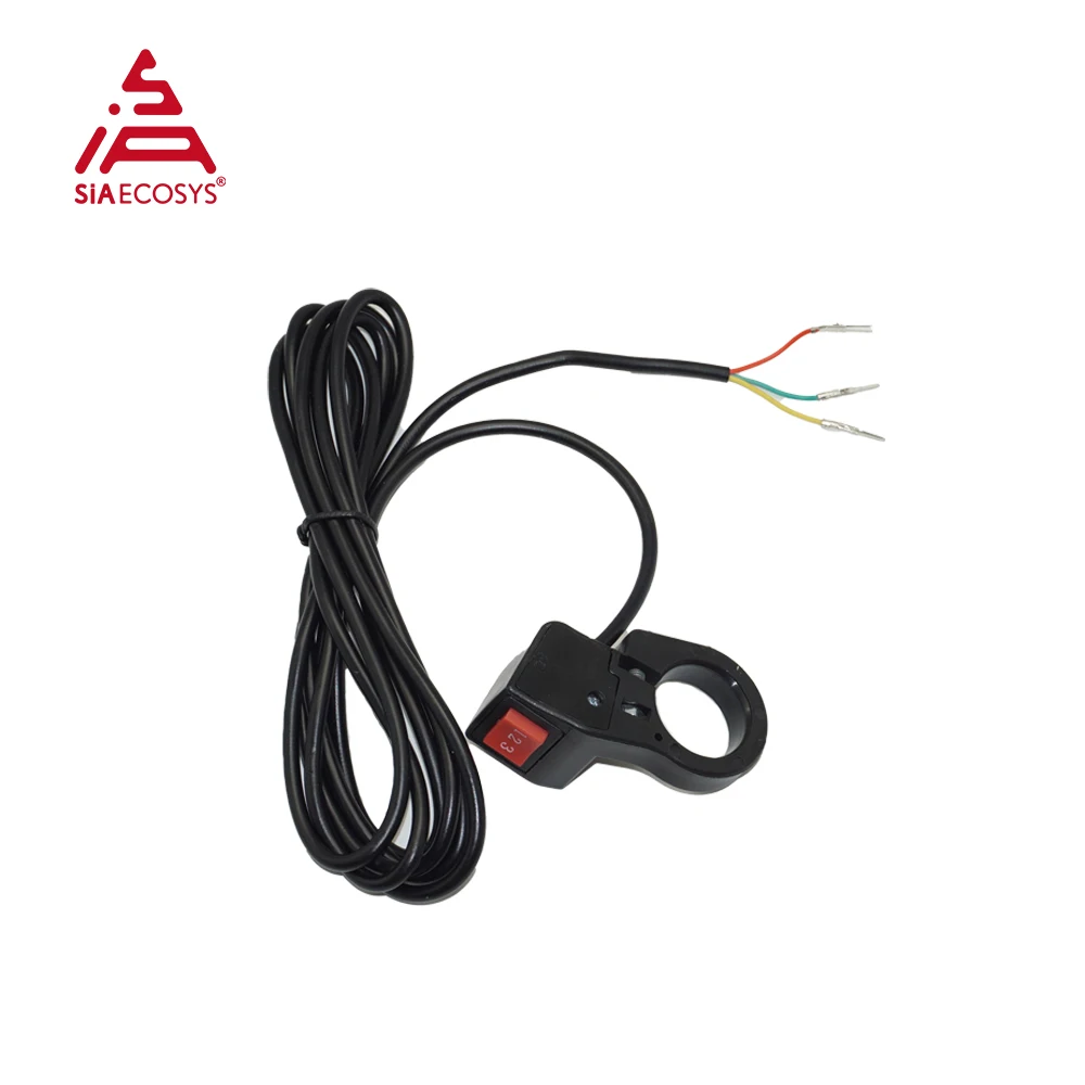 

SIAECOSYS Three Speed Switch Electric Bicycle Accessories 3 Gears Button E-bike Motor Scooter Handlebar Mounted Universal Button