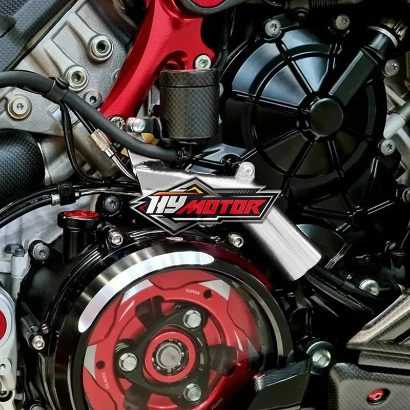 

Motorcycle Aluminum Rear Brake Fluid Bracket Accessorie Oil Bracket For Ducati Streetfighter V4S V4 S STREETFIGHTER V4 2023 2024