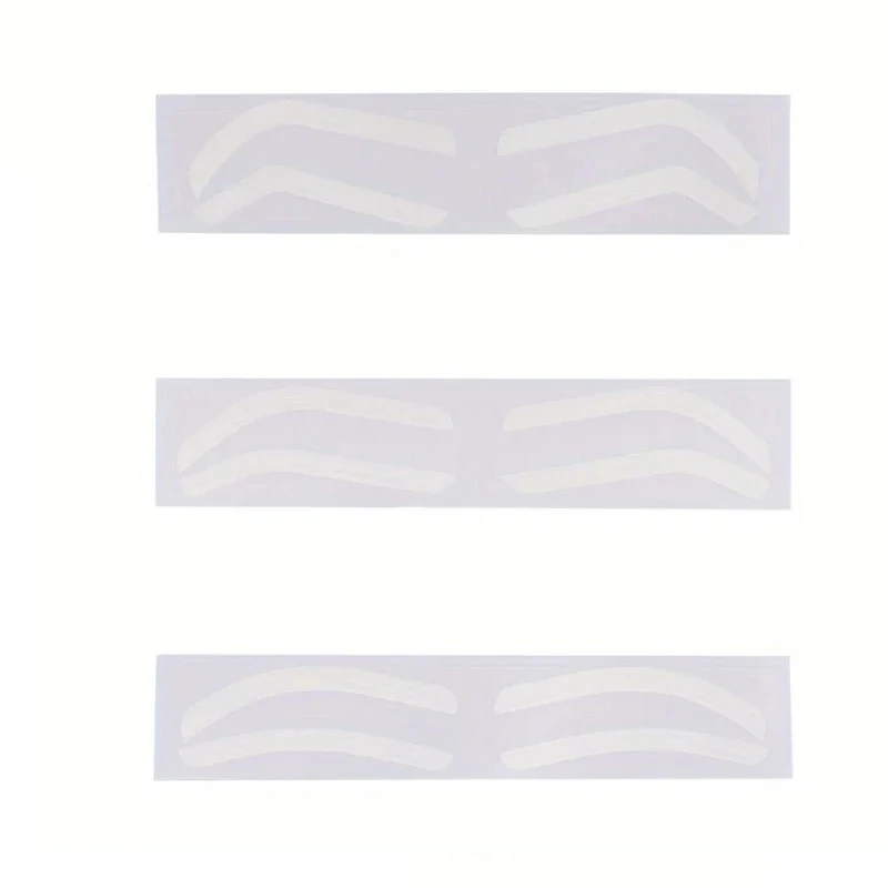 

Одноразовый трафарет для дизайна бровей, оттенок для бровей, аэрограф, вспомогательная наклейка, 50 шт., для формирования бровей с опцией одного вида бровей