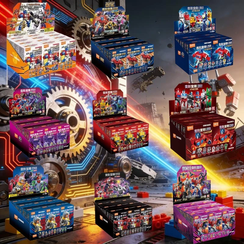 

In Stock Blokees Transformation Bumblebee Megatron Defender Version Galaxy Shining Version Action Figure Model Customized Gift