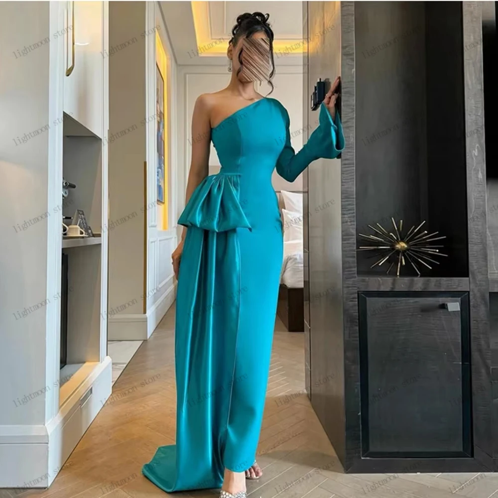 

Изящные вечерние платья, очаровательное платье для выпускного вечера, халаты из тафты для официальной вечеринки, гламурное платье на одно плечо, Vestidos De Gala по индивидуальному заказу