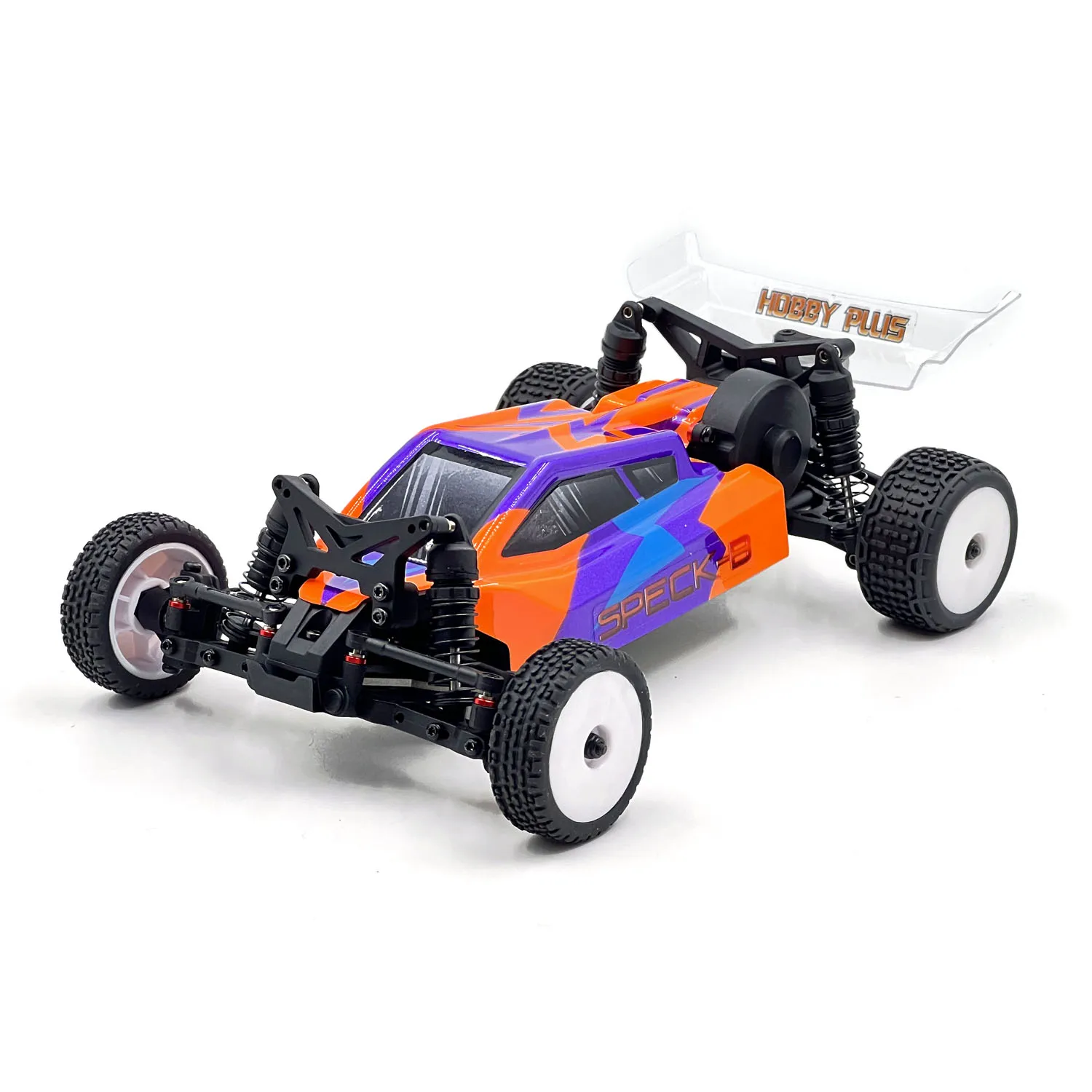 Samochód RC Off Road 1/24 Hobby Plus Zdalnie Sterowany Buggy Pustynny RWD Silnik Szczotkowy Speck-B ESC Flysky Bateria Bez Świateł Dźwięku RTR